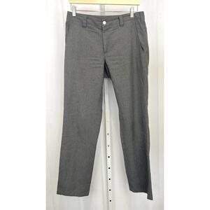 BLUFFWORKS Performance Pants Zip Fly Flat Front Gray Size 31